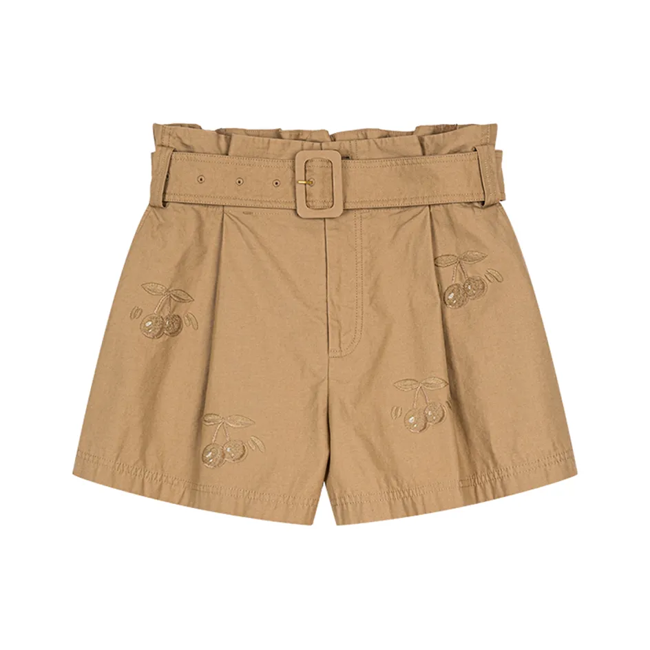 UOOYAA Cargo Shorts Women's Light Khaki