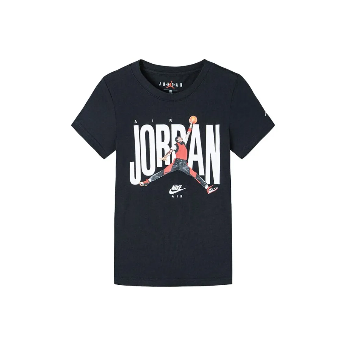 Nike x Jordan T-Shirt Глубокий Черный Подростки