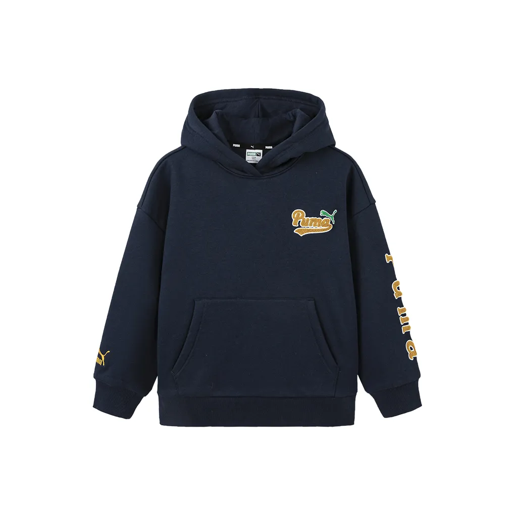 PUMA Толстовка Sportstyle Series WISETHERMA Толстовка FL B Темно-синий Синий Малыш