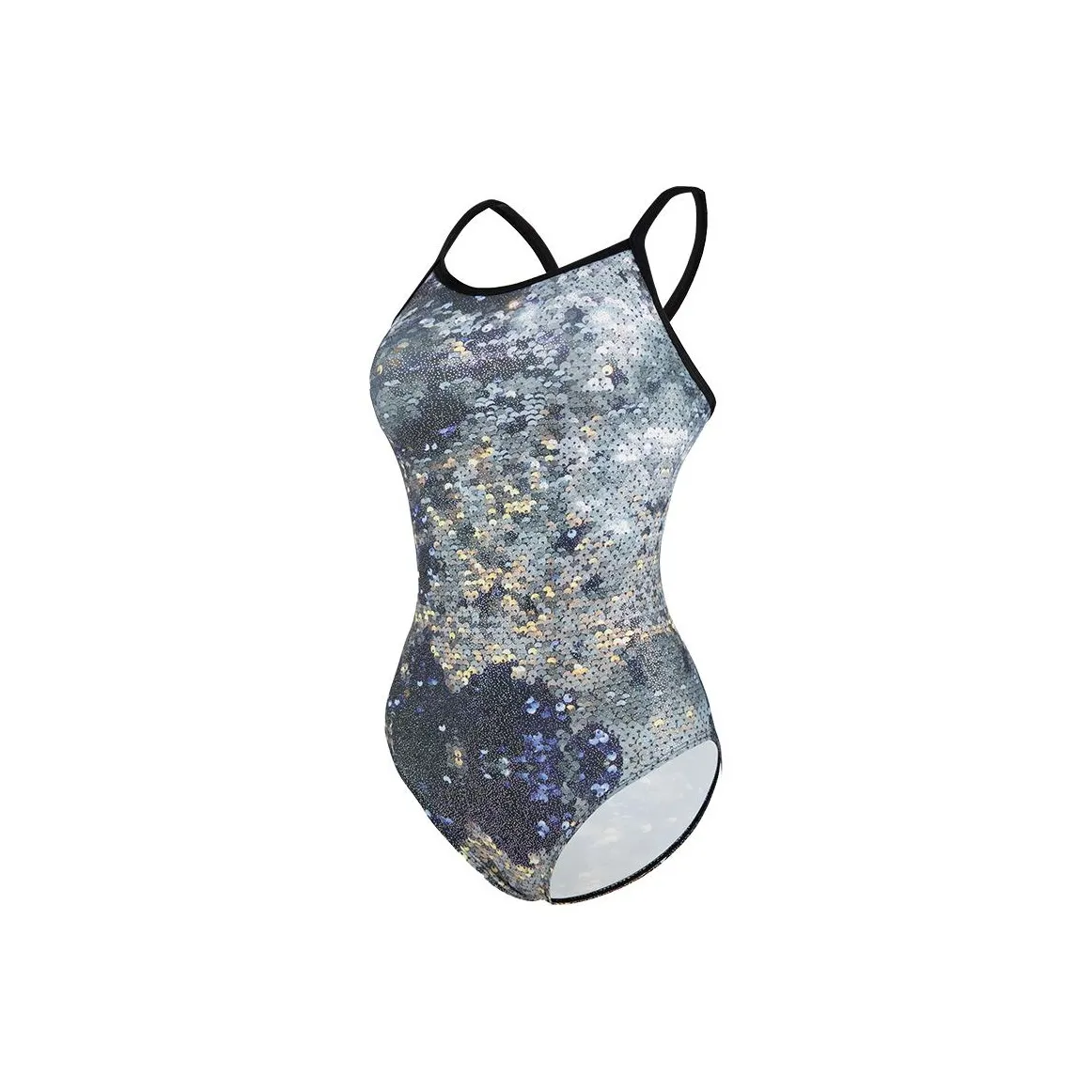 ZOKE One piece Swimsuit Women's Cinderella Crystal Sequins