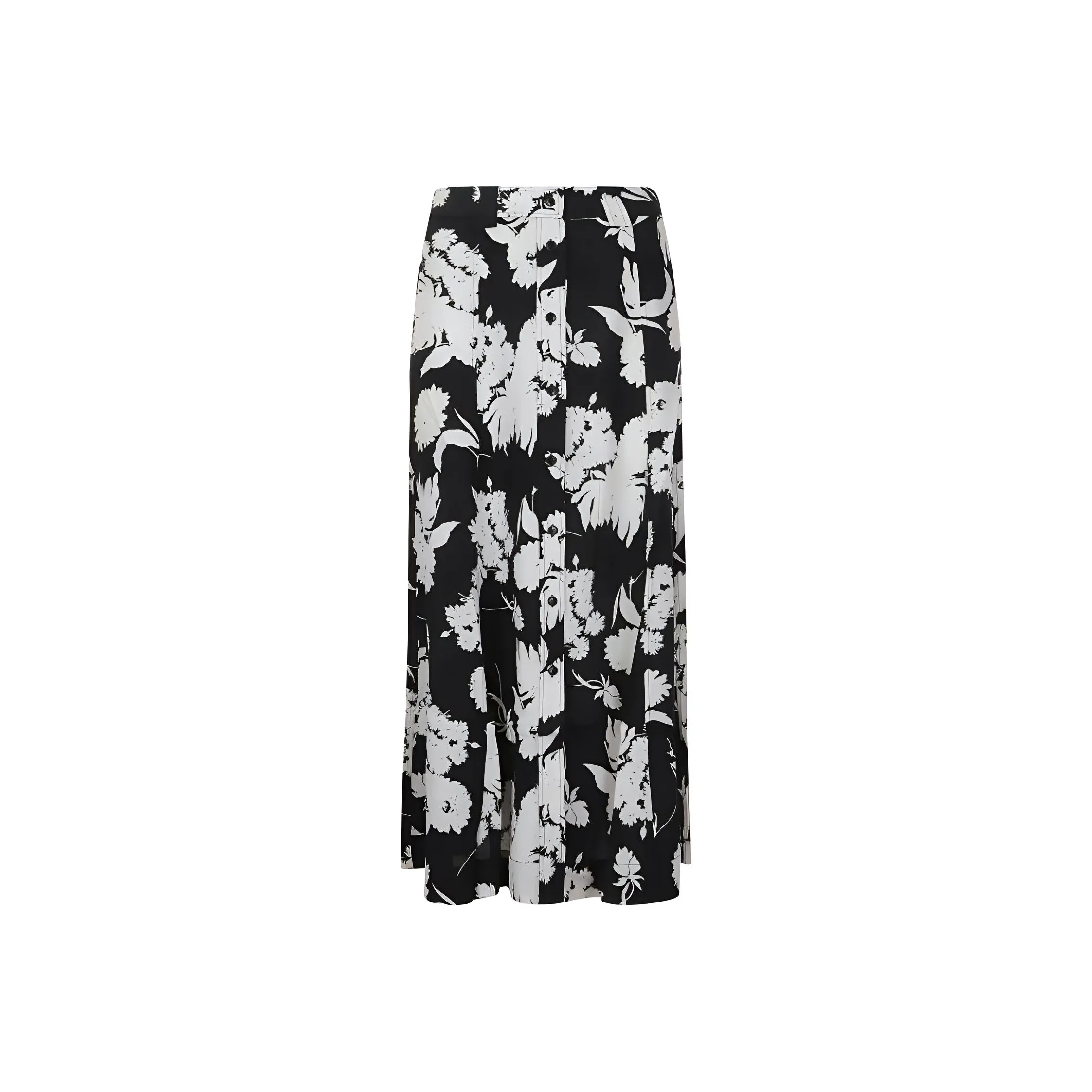 GANNI Повседневный Длинный Юбка Женская Черная