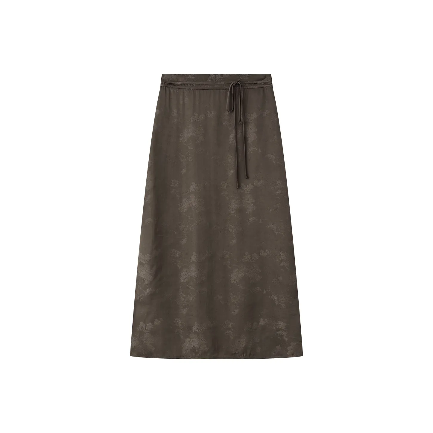 THE SEA LIFE Повседневный Длинный Юбка Женская Какао-Коричневый