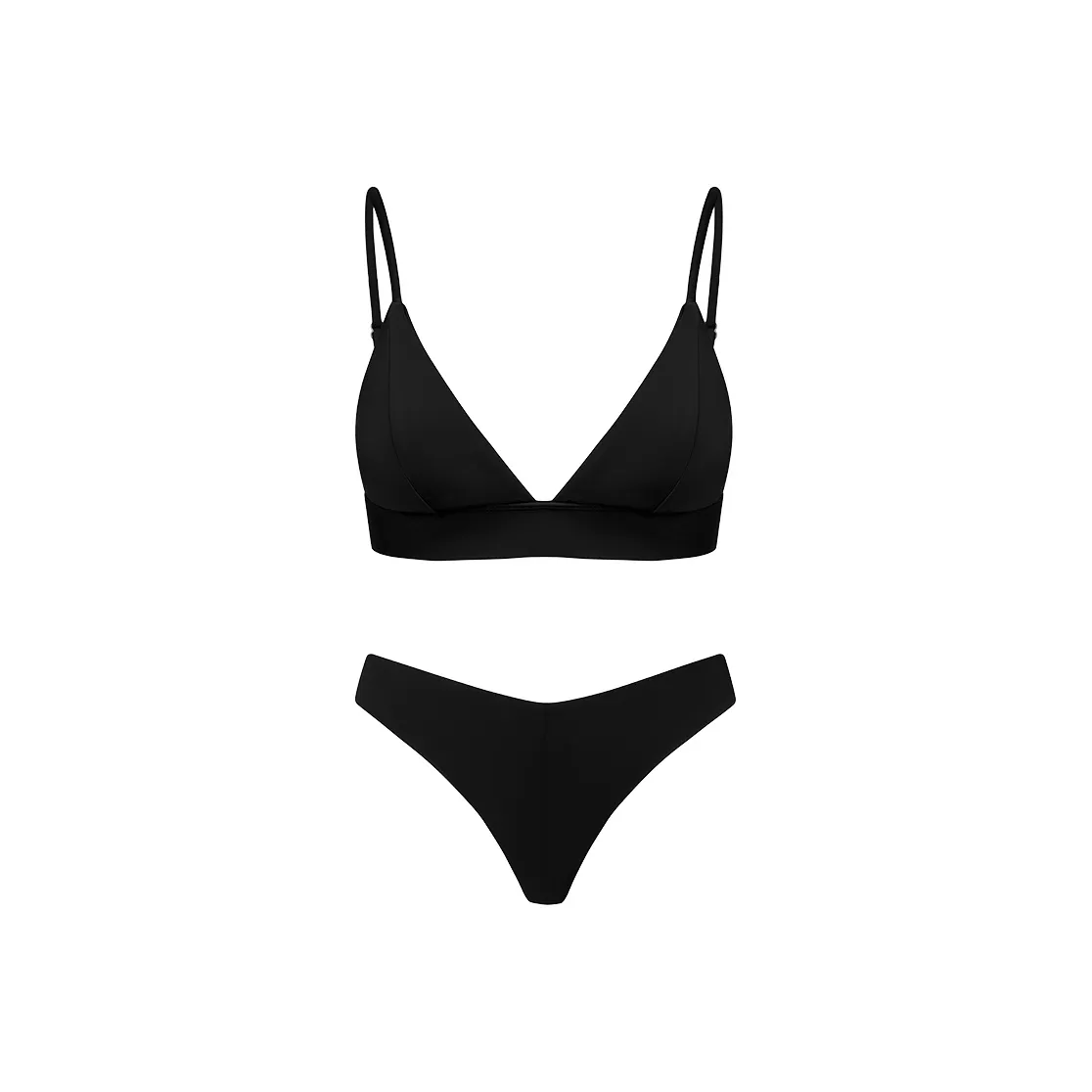 YUKARI SWIM Двухкомпонентный купальник женский черный