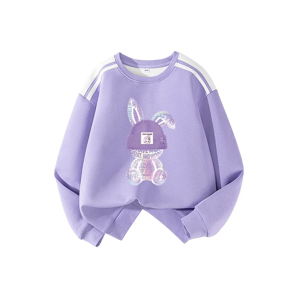 La Chapelle Kids Свитшот Светло-фиолетовый Фиолетовый Кролик Подростки