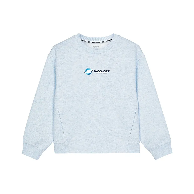 Skechers Kids Свитшот Светло-лунно-голубой Подростки