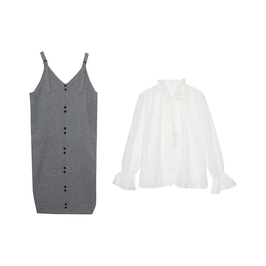 OURUOKE Two Piece Skirt Sets Women's