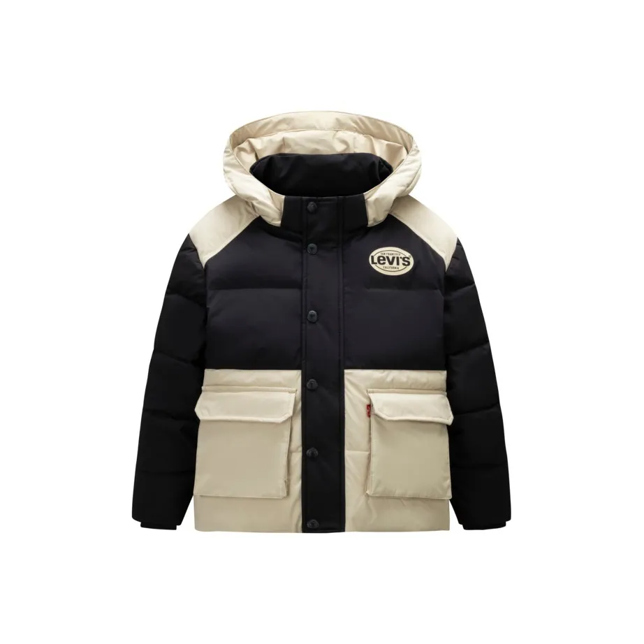 Levi's Термическая Пуховая куртка Черная для детей 3-7 лет