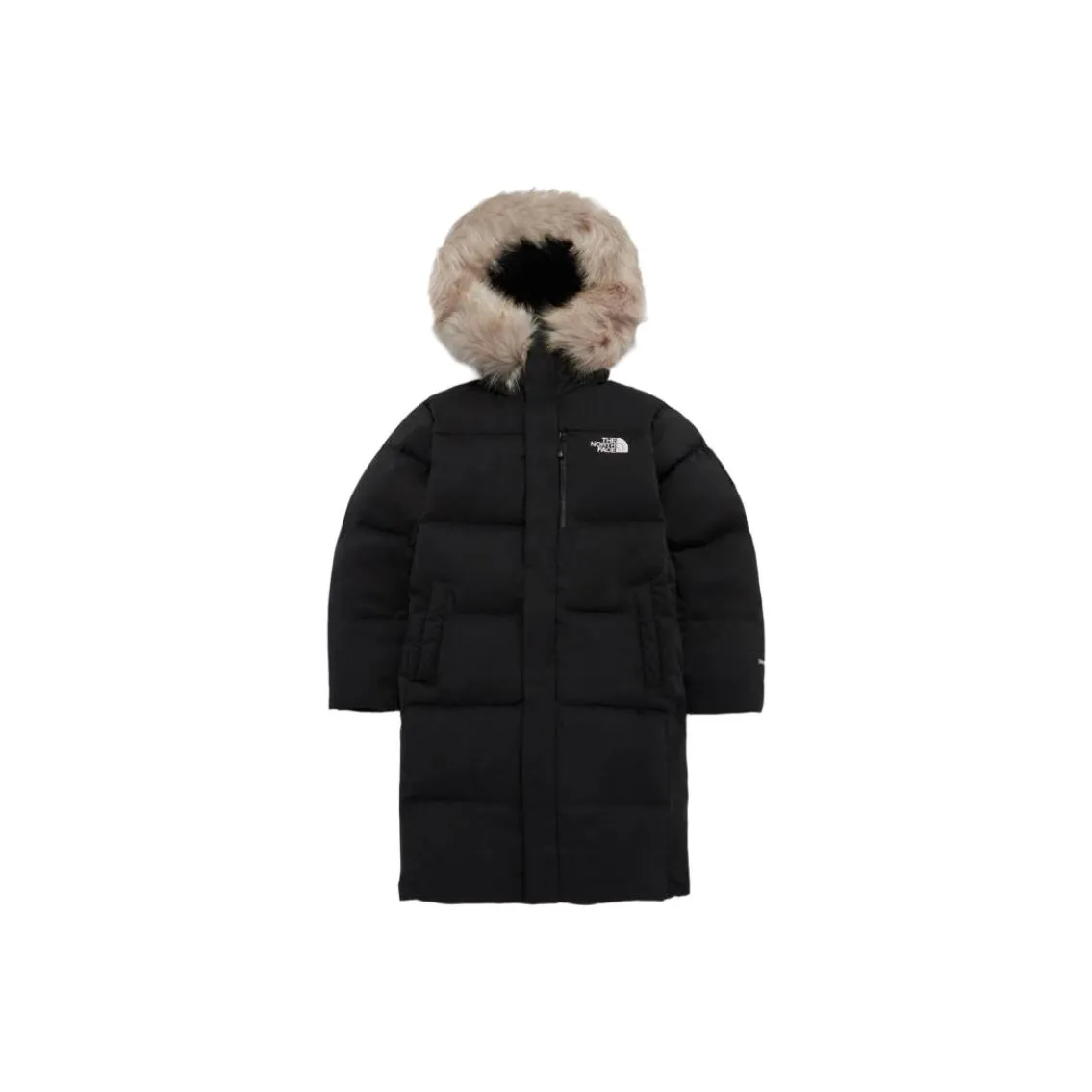 The North Face Детская одежда С логотипом и принтом молния с капюшоном длинные рукава куртки и пальто черный детский