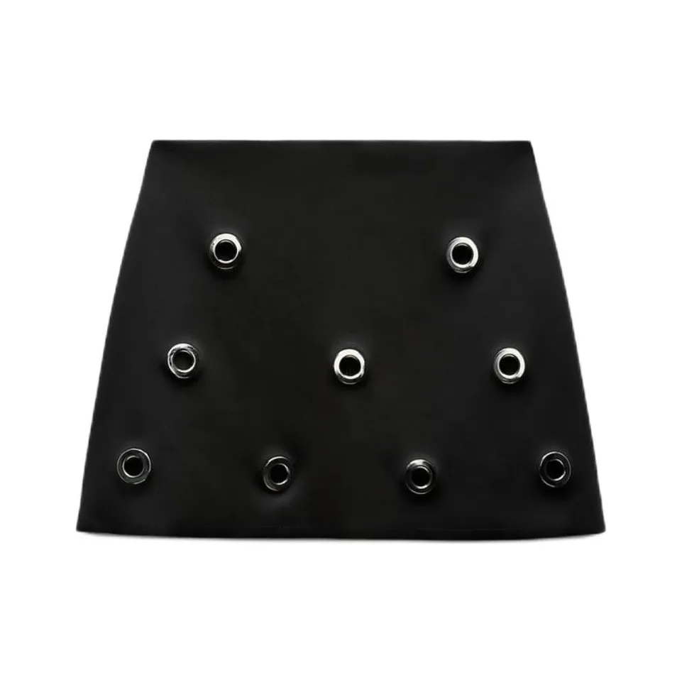 ZARA Повседневные короткие юбки Женские Черный