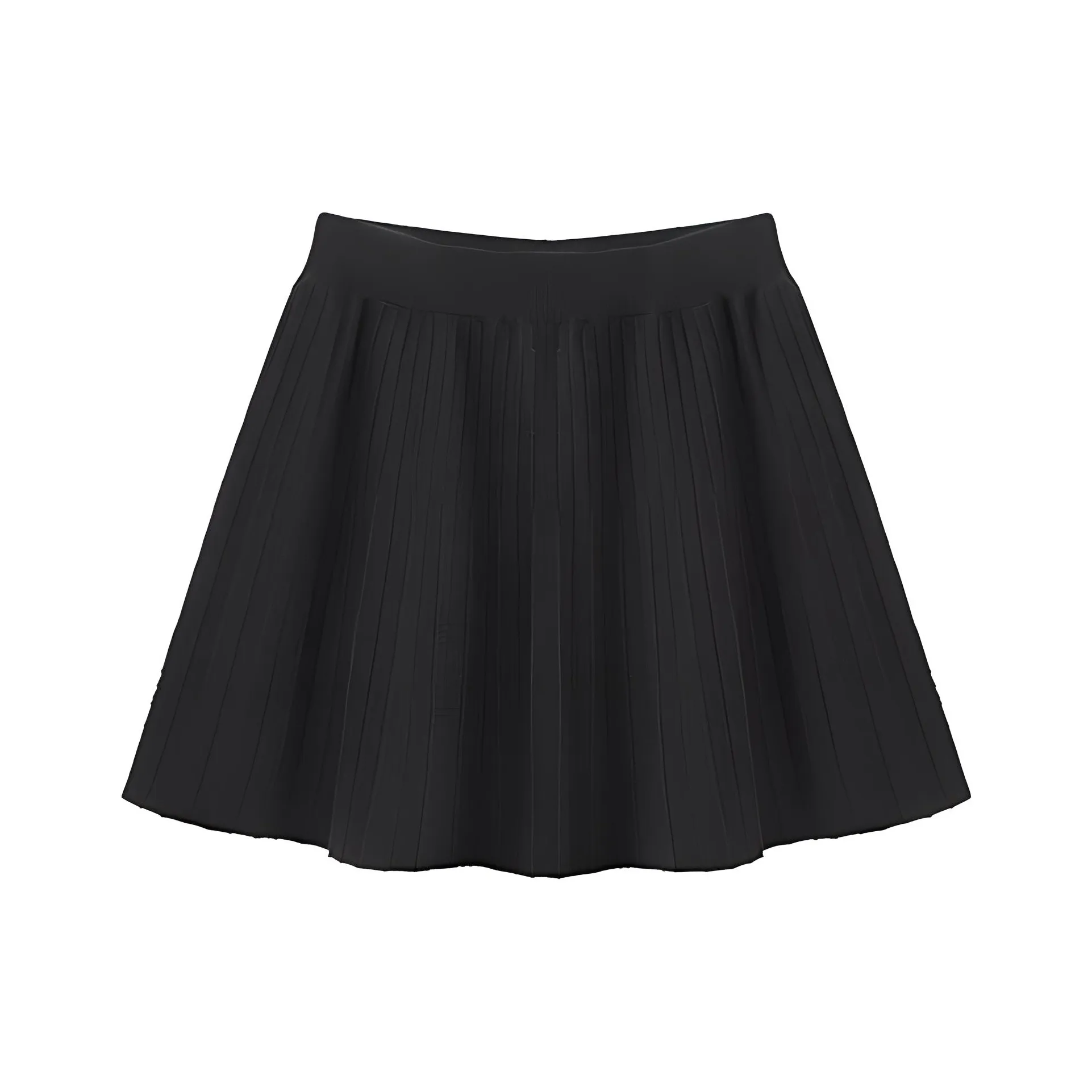 SHIRAN Повседневные короткие юбки Женские Спокойный черный