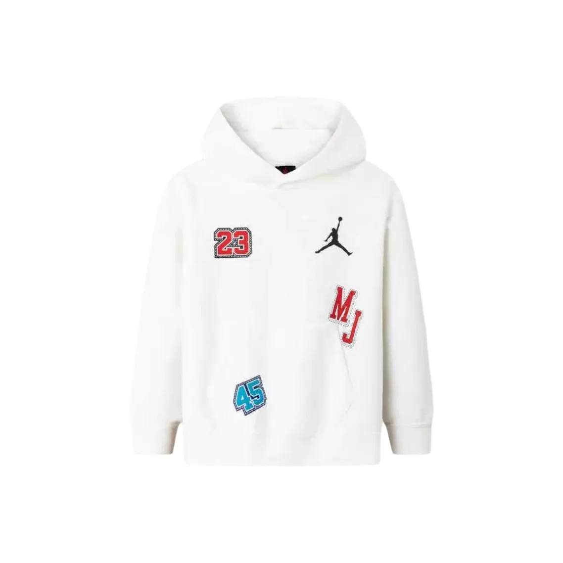 Джордан Свитшот SNEAKER SCHOOL PATCH Парусный Белый Детский