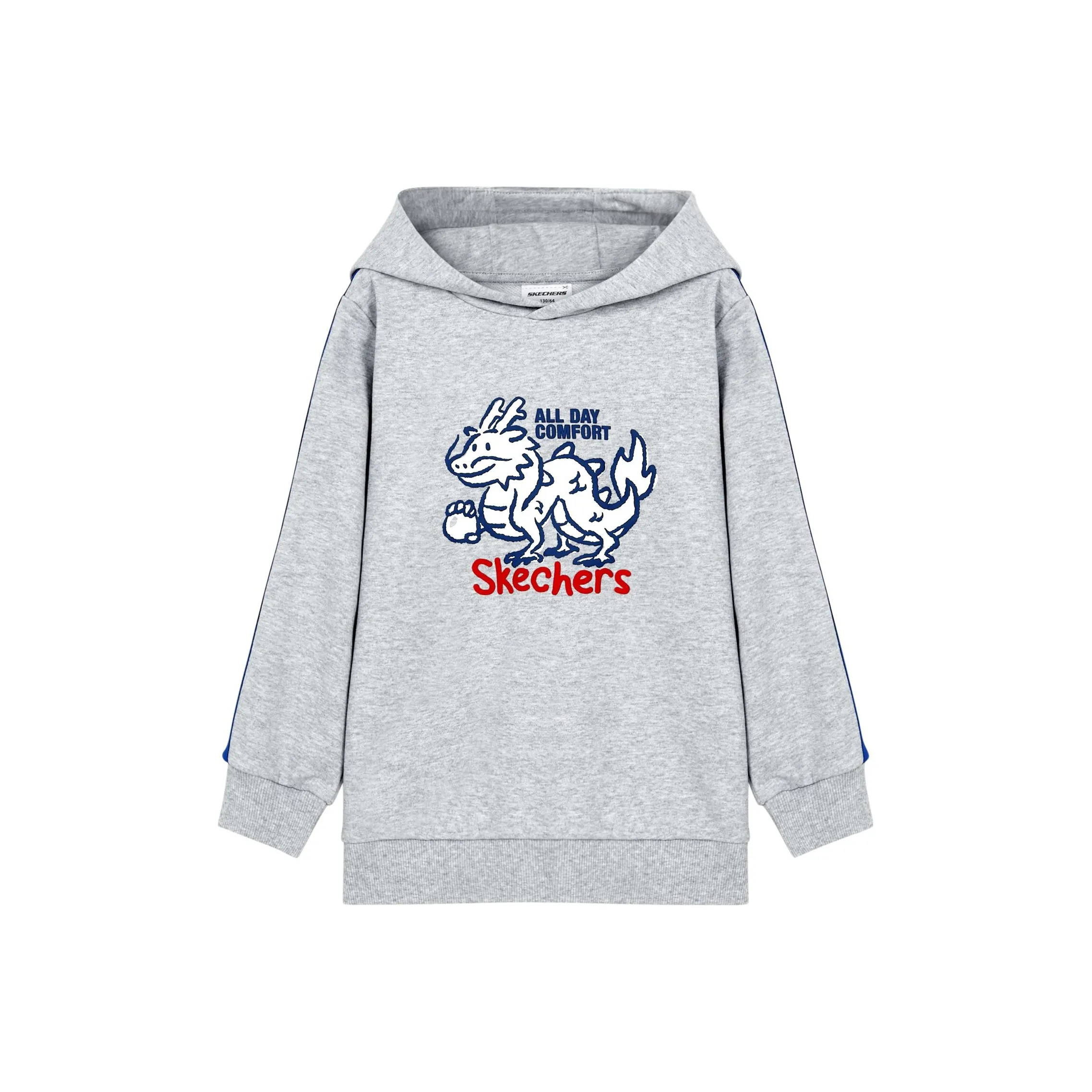 Skechers Свитшот Rock Белый Серый Детский