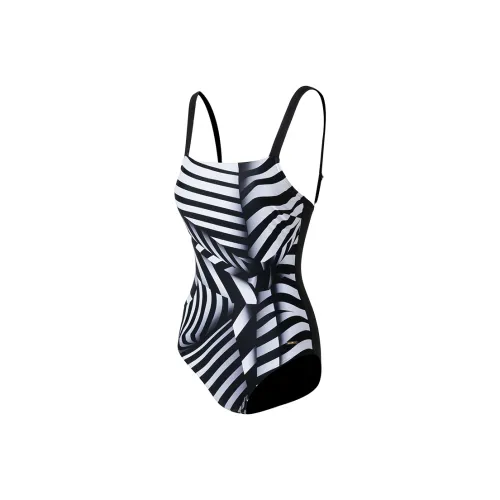 Speedo Зебровый принт Женские ван-пис купальники