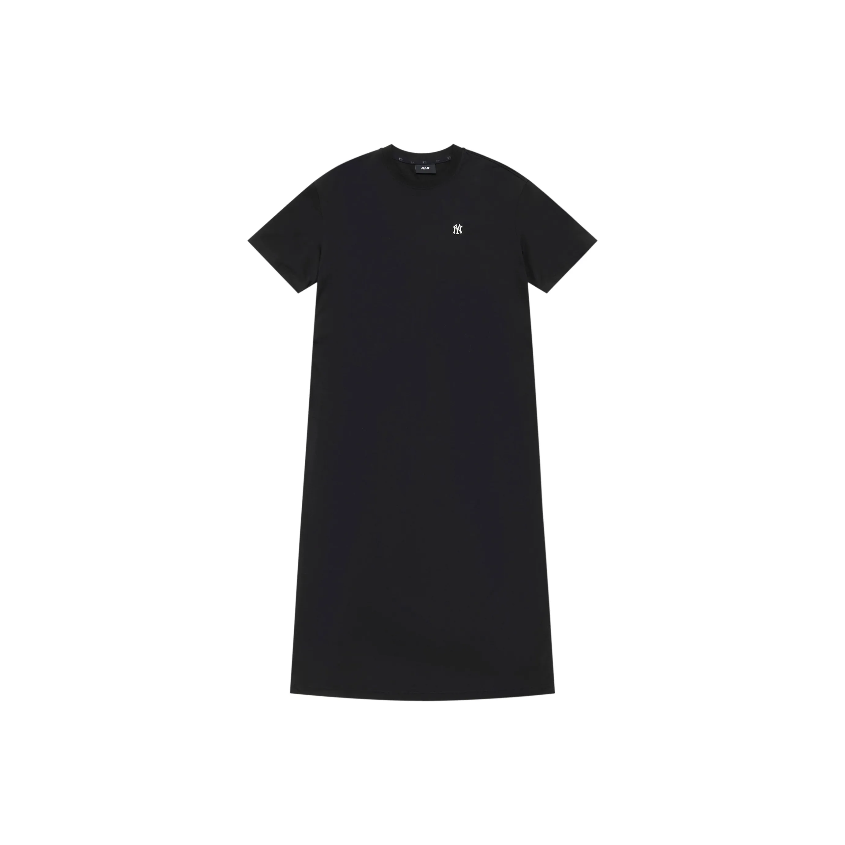 Mlb Base Logo New York Yankees Basic Collection SS25 Короткий рукав Платье Женское Черное