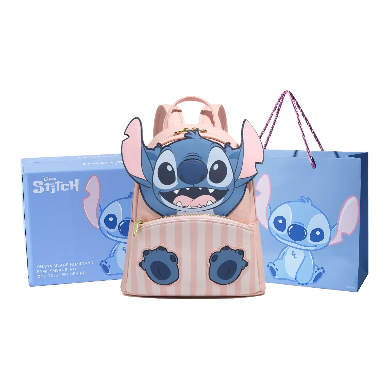 Серия Disney Stitch ПУ (полиуретан) Рюкзак Унисекс Многоцветный