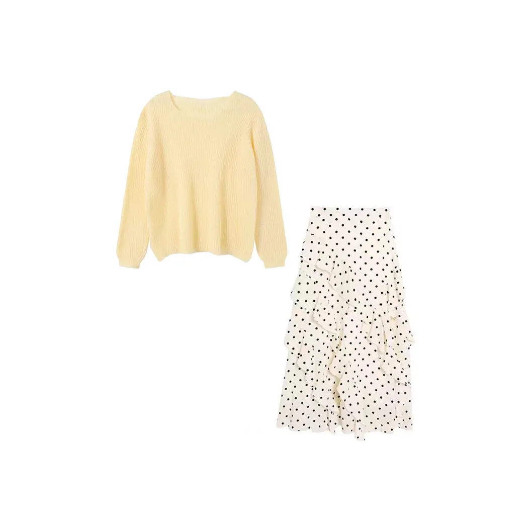 RTNH Комплект с юбкой Женские Желтый абрикос Цвет