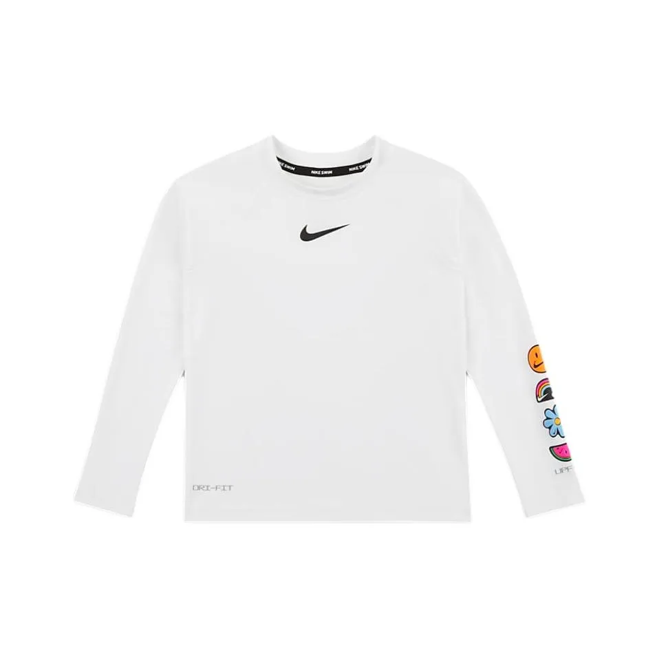nike T-рубашка Белый Черный для детей 3-7 лет