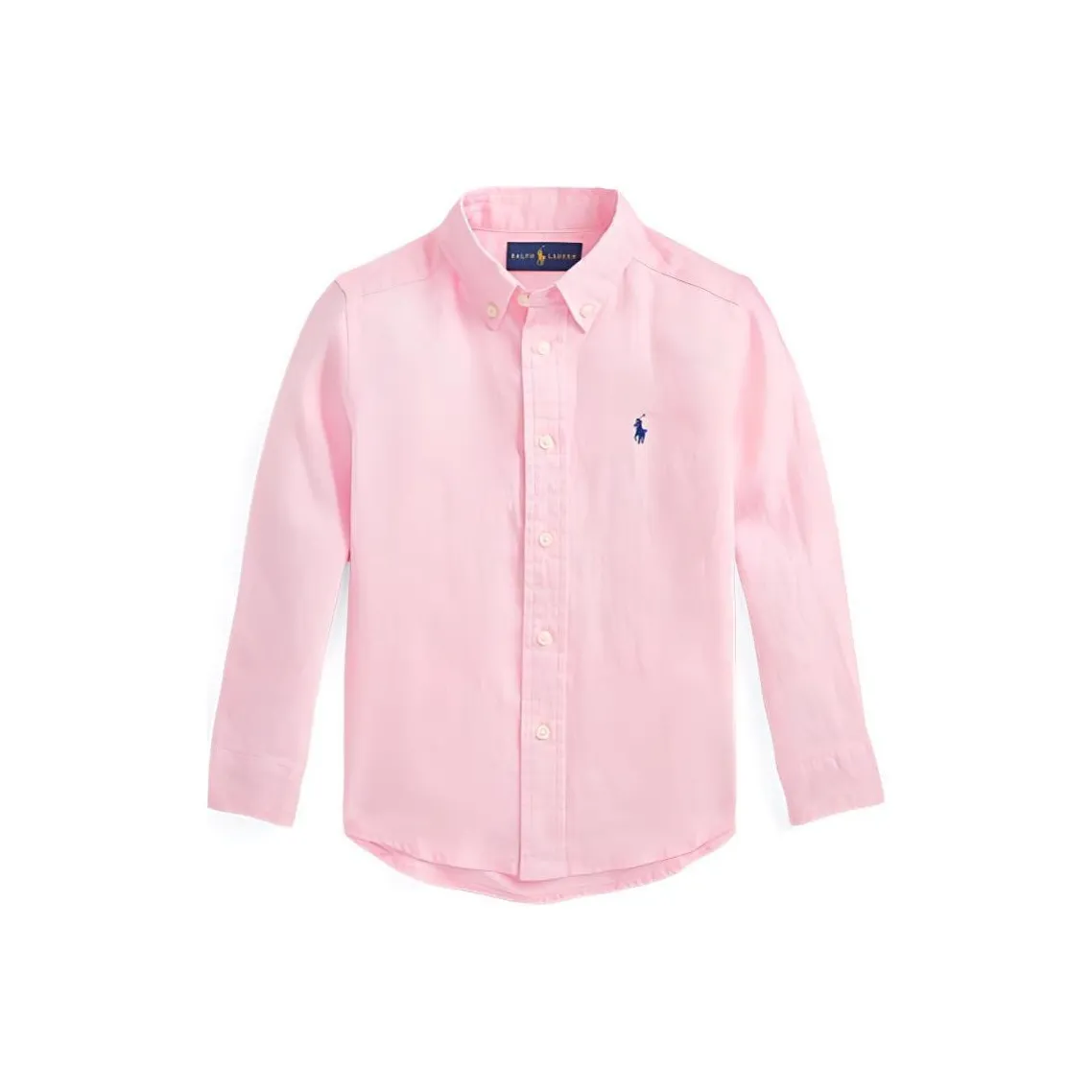 Polo Ralph Lauren SS22 Рубашка Осенний Весна Детский Розовый
