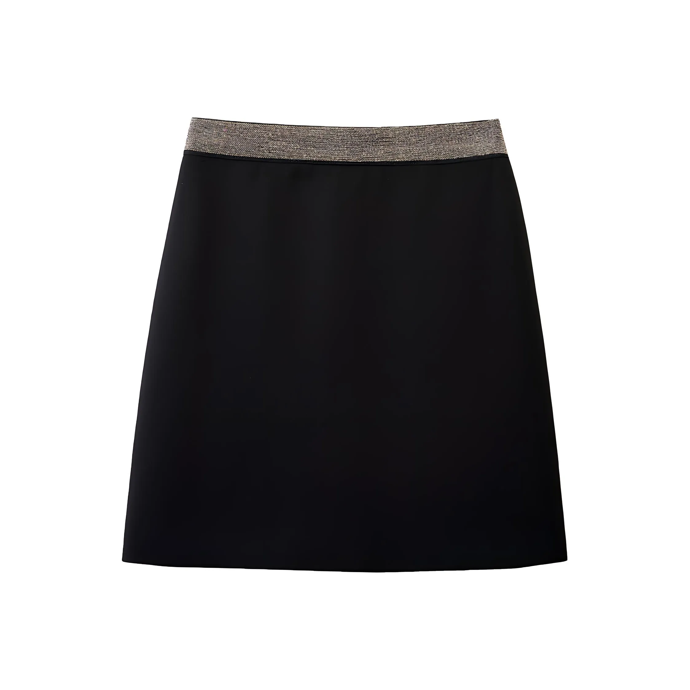 Cypress House Повседневные короткие юбки Женские Черный