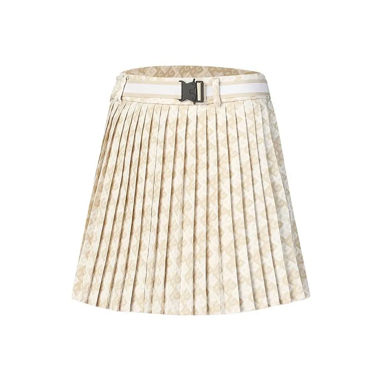 FILA GOLF серия Повседневные короткие юбки Женские Светлый хаки Желтый