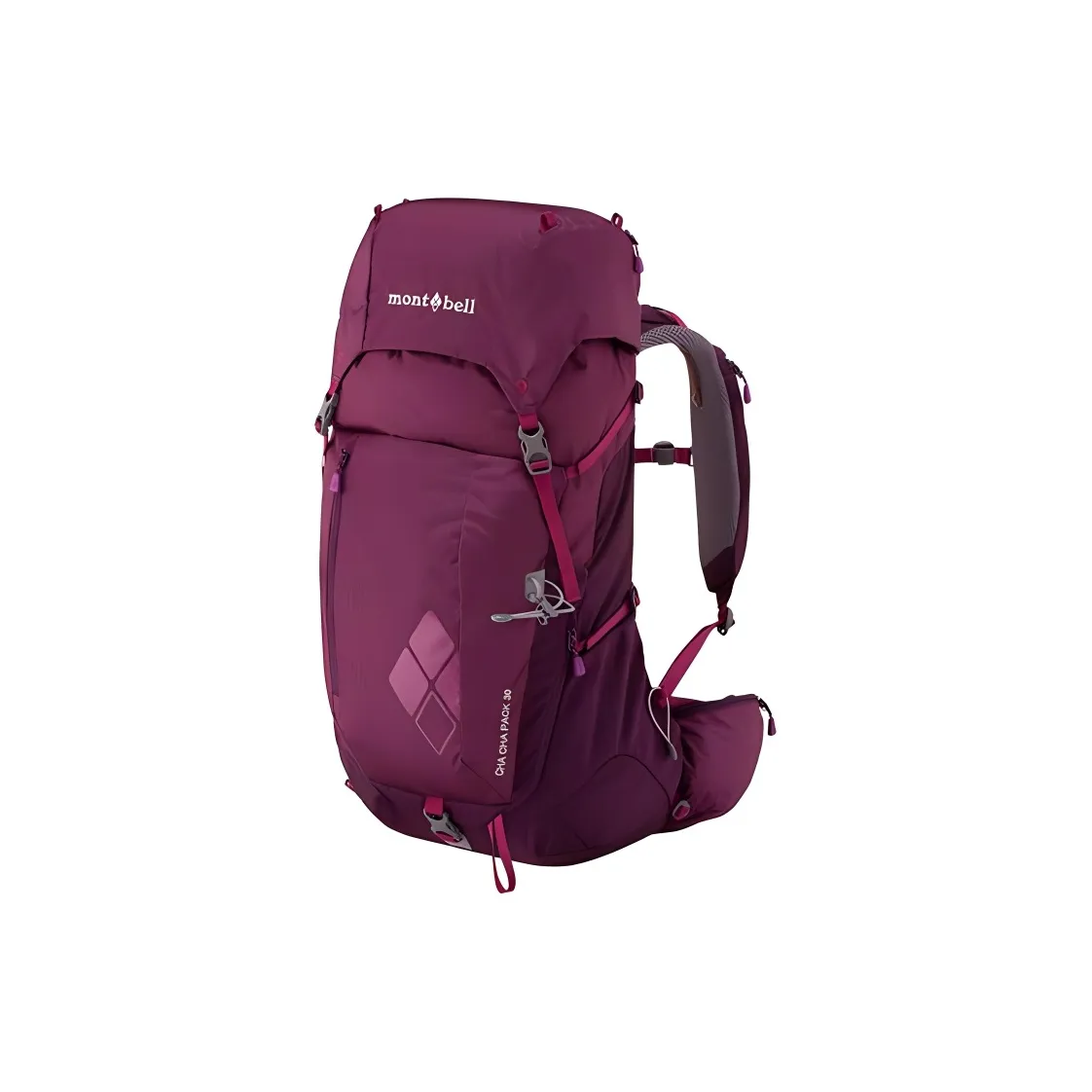 MONTBELL Outdoor Bags Nylon 30L Mulberry Red Unisex