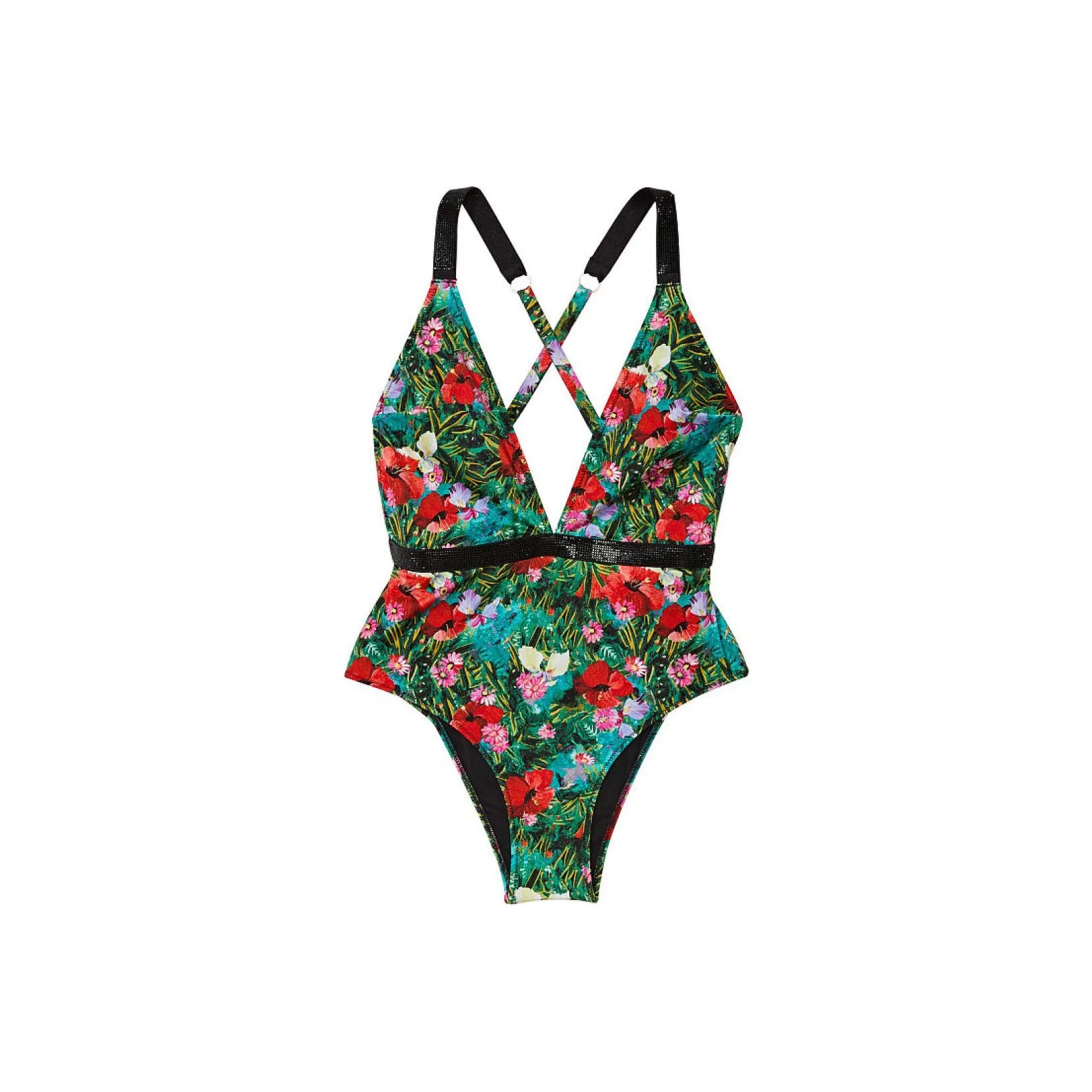 Victoria's Secret One piece Swimsuit Women's Tropical Floral Print