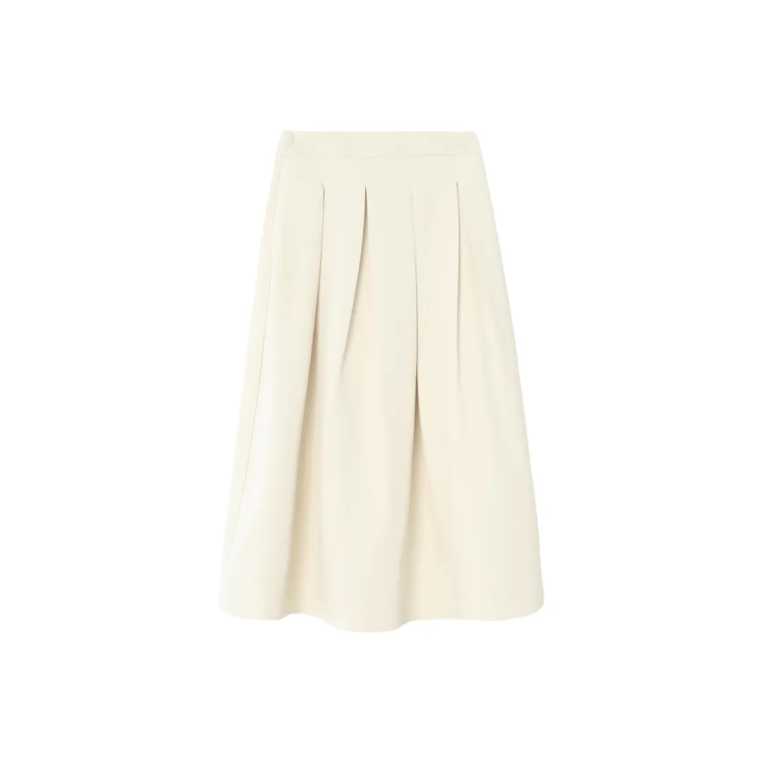 Princess Berdele Повседневный Длинный Юбка Женские Молочно-белый