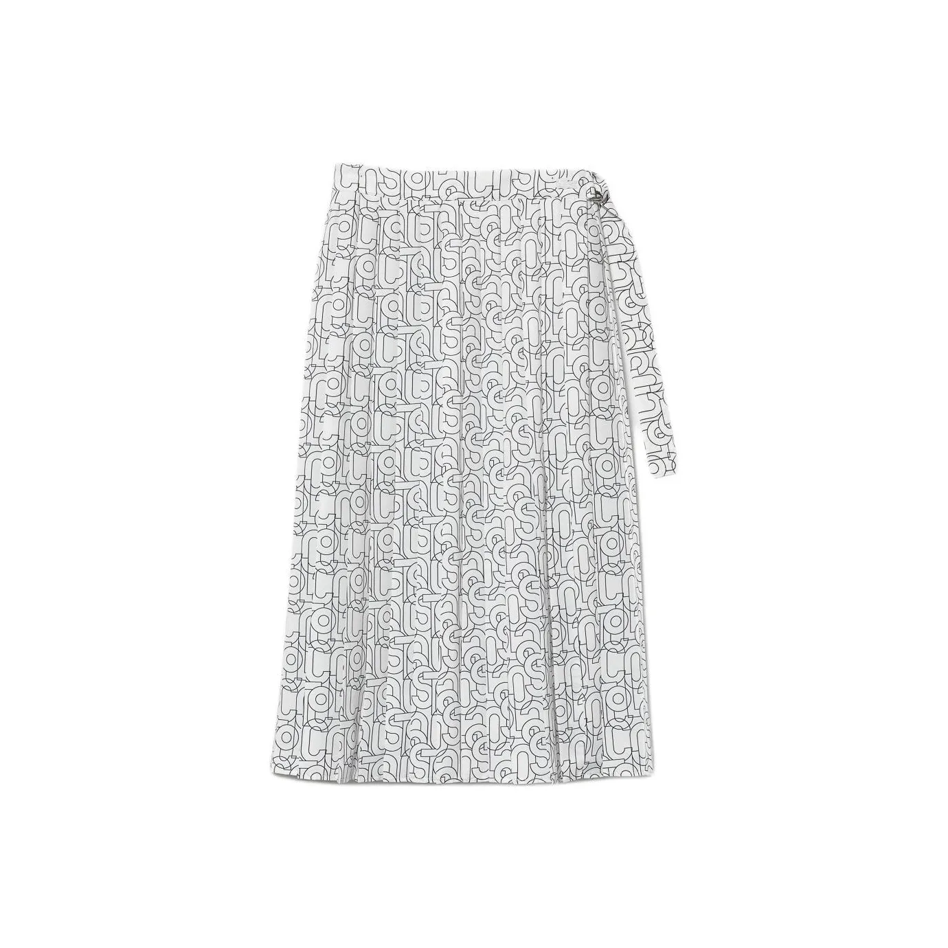 LACOSTE Повседневный Длинный Юбка Женская Белая