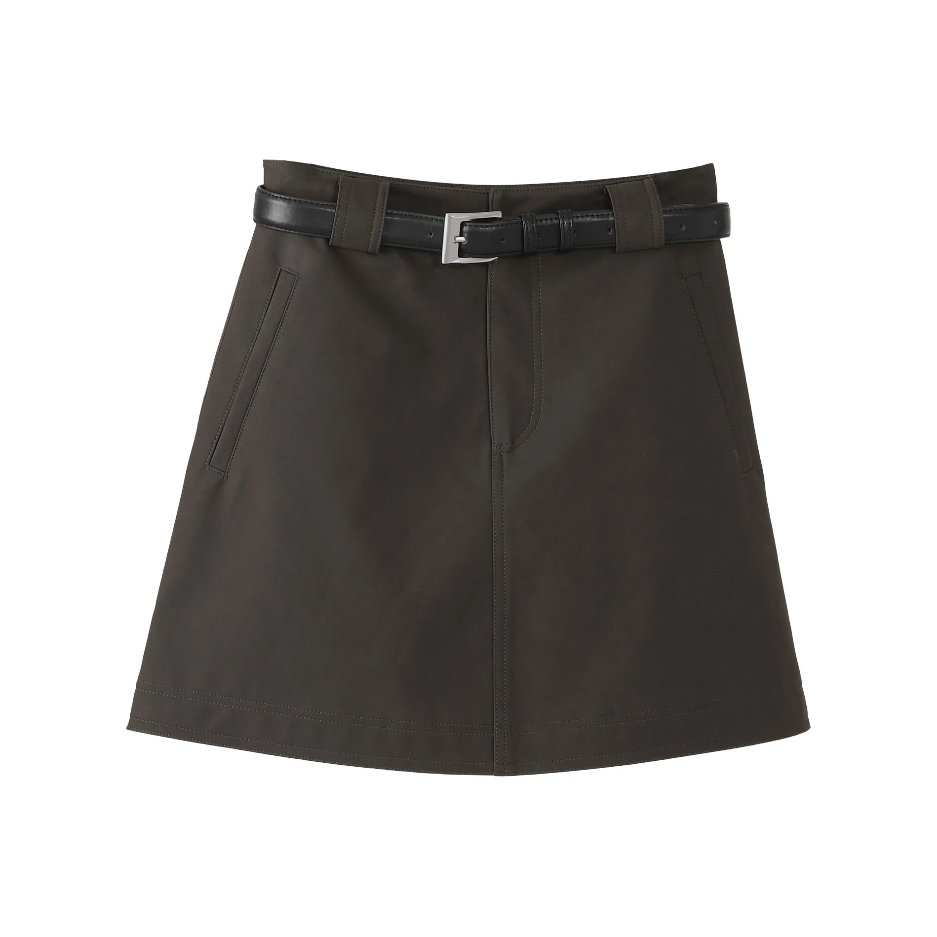 Fstudio Casual Short Skirts Women's Coffee
