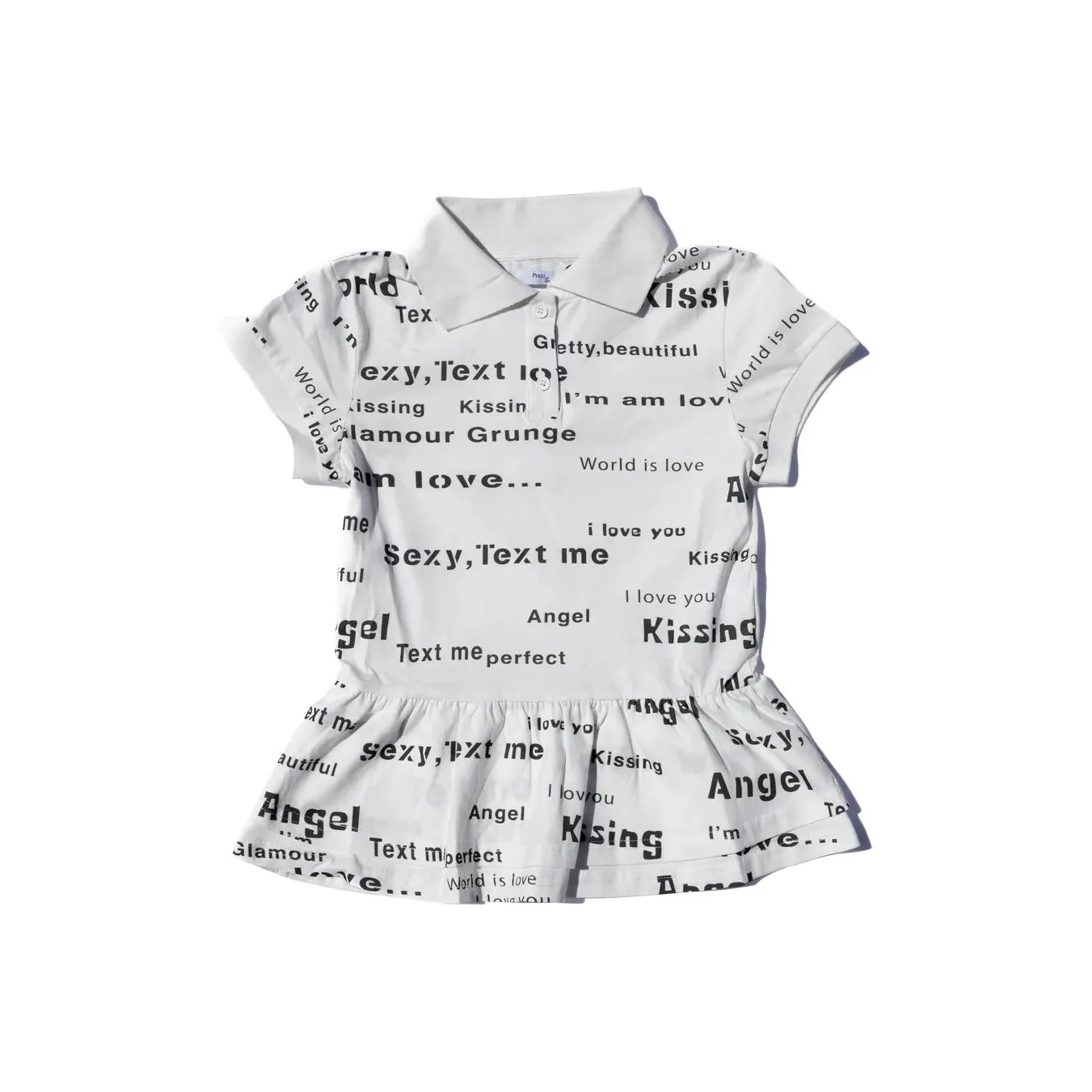 Praying Белое Женское Поло