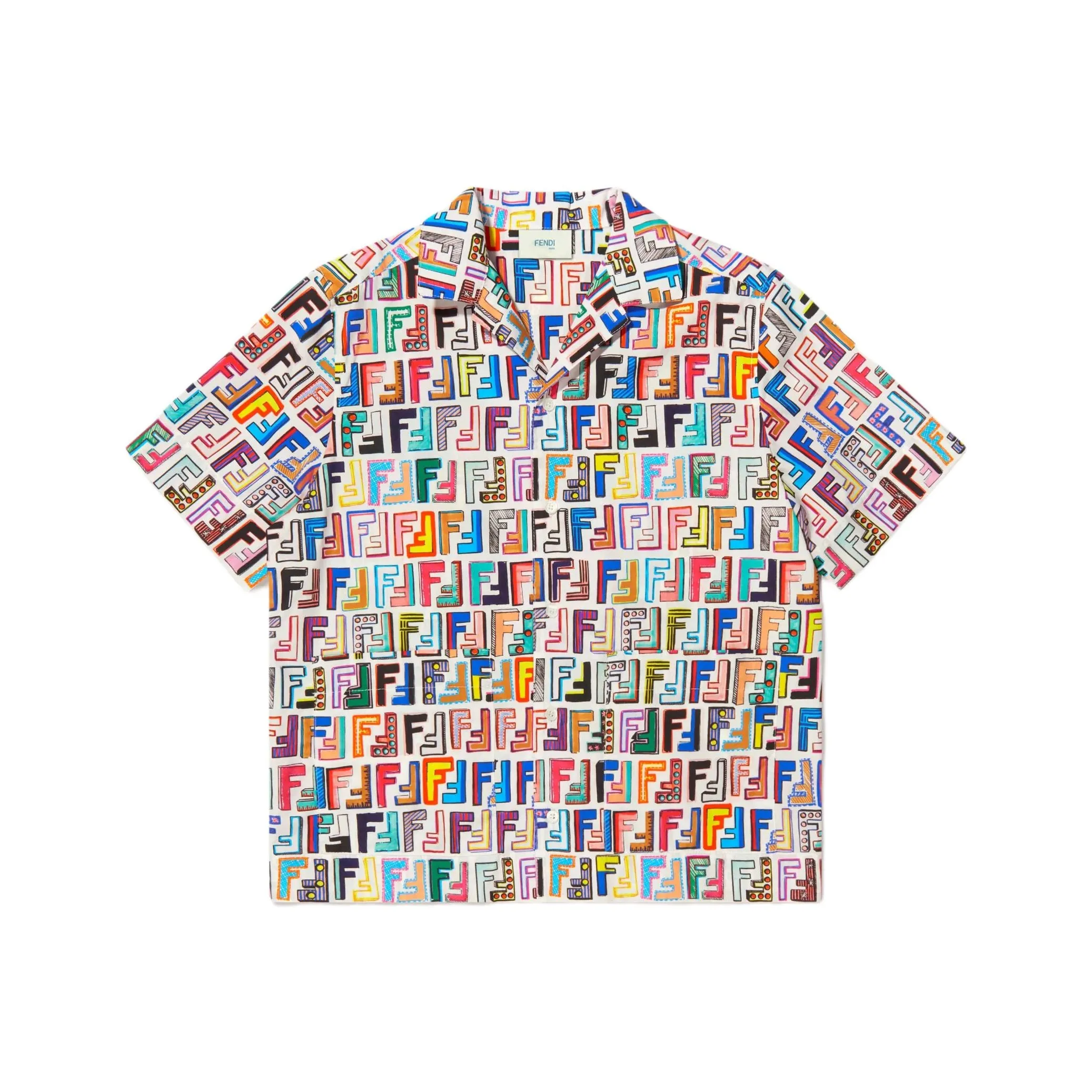 FENDI SS22 Рубашка Многоцветная Детская