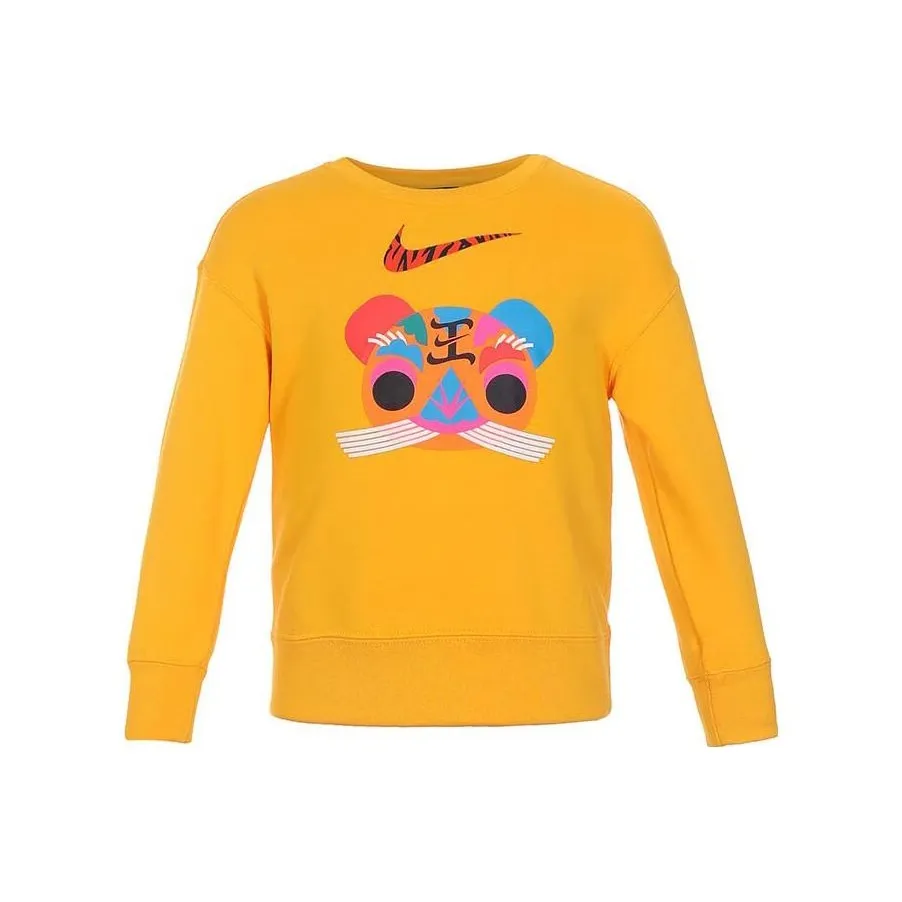 NIKE Желтые Kids Свитшоты