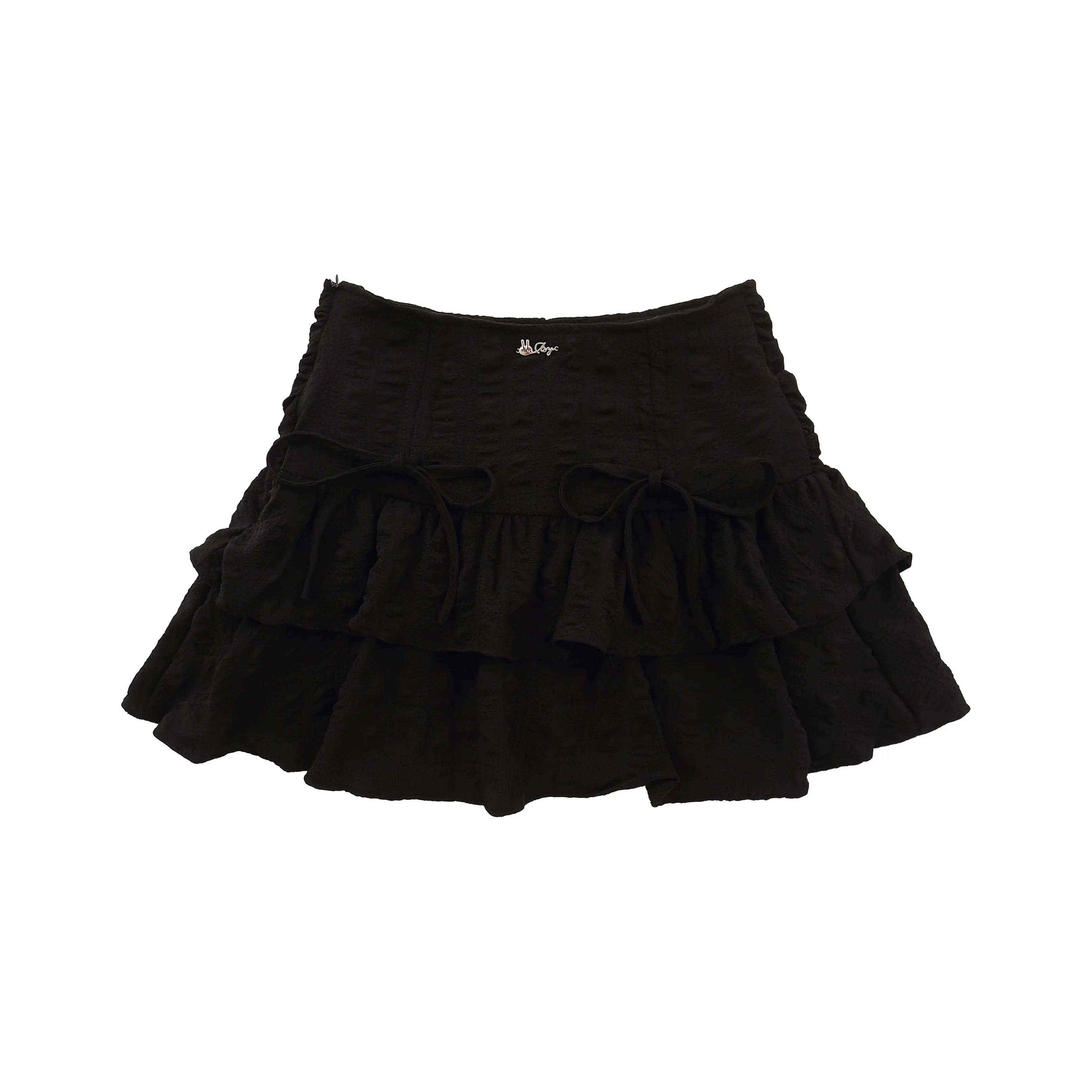 WAYHWEI Повседневные короткие юбки Женские Черный