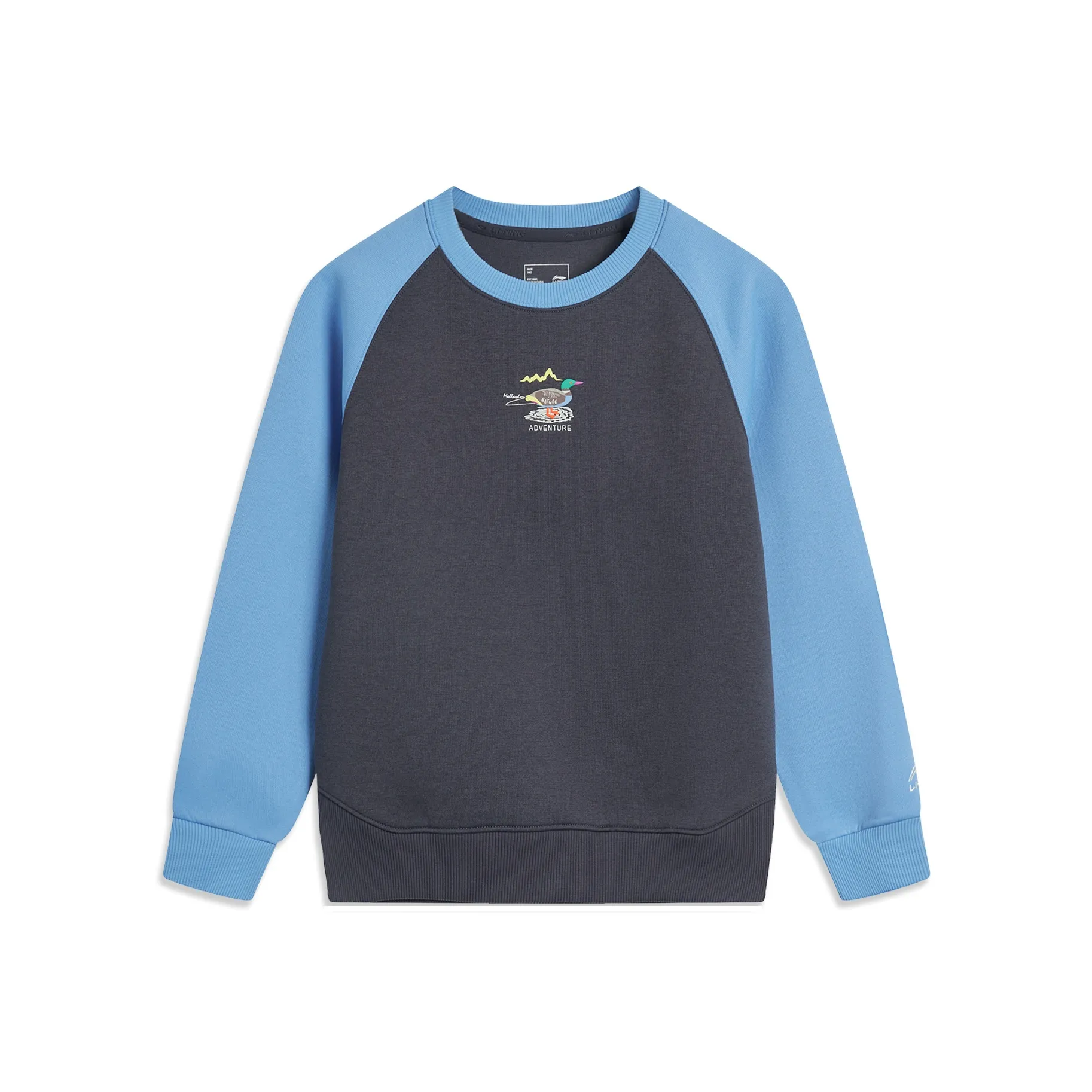 Li NING YOUNG Свитшот Темно-синий Синий Черный Синий Азур Синий Подростки