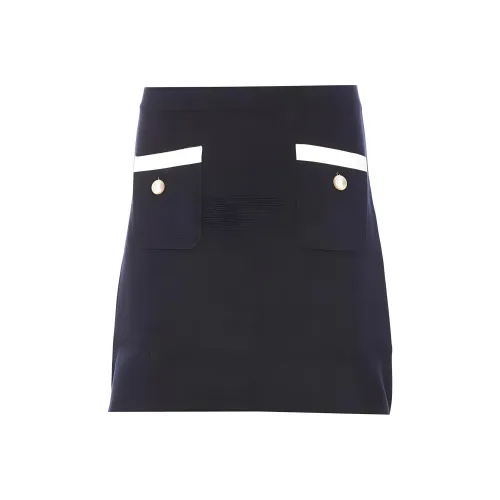Essentiel Antwerp Синие Женские Повседневные Короткие Юбки