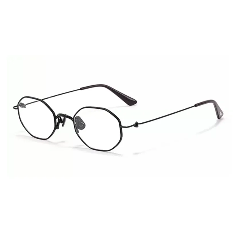 Fakeme β-титан Нерегулярная форма Оправы для очков Унисекс Черный