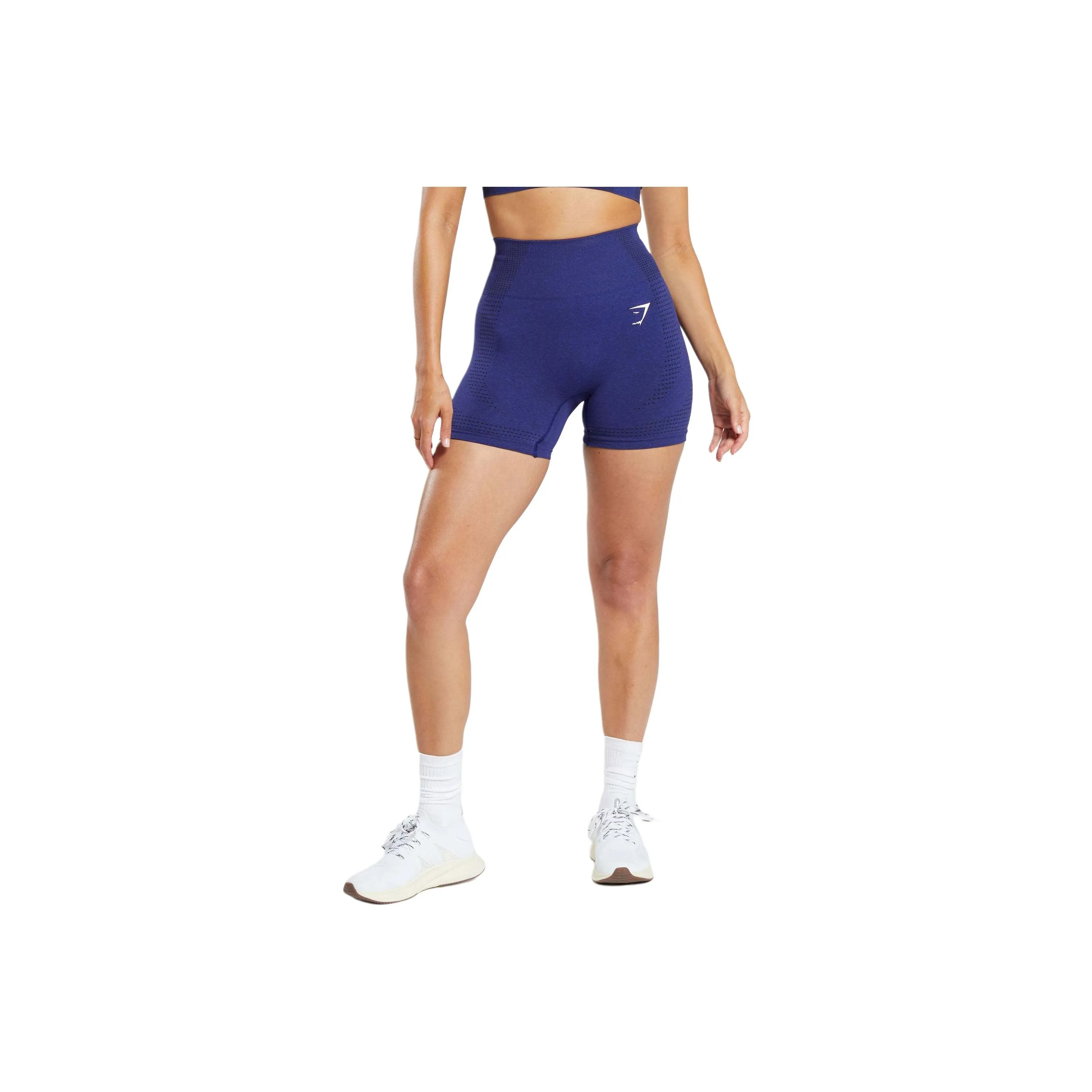GYMSHARK VITAL SEAMLESS 2.0 SHORTS Sports Shorts Women's Cobalt Purple Mud Gray Limestone