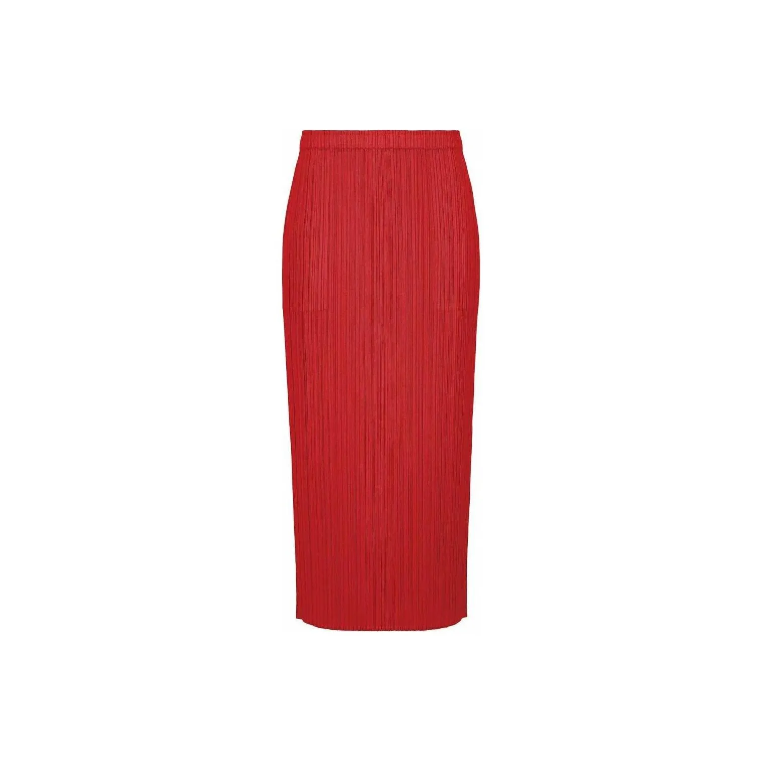 PLEATS PLEASE ISSEY MIYAKE SS24 Casual Long Skirt Women's Red