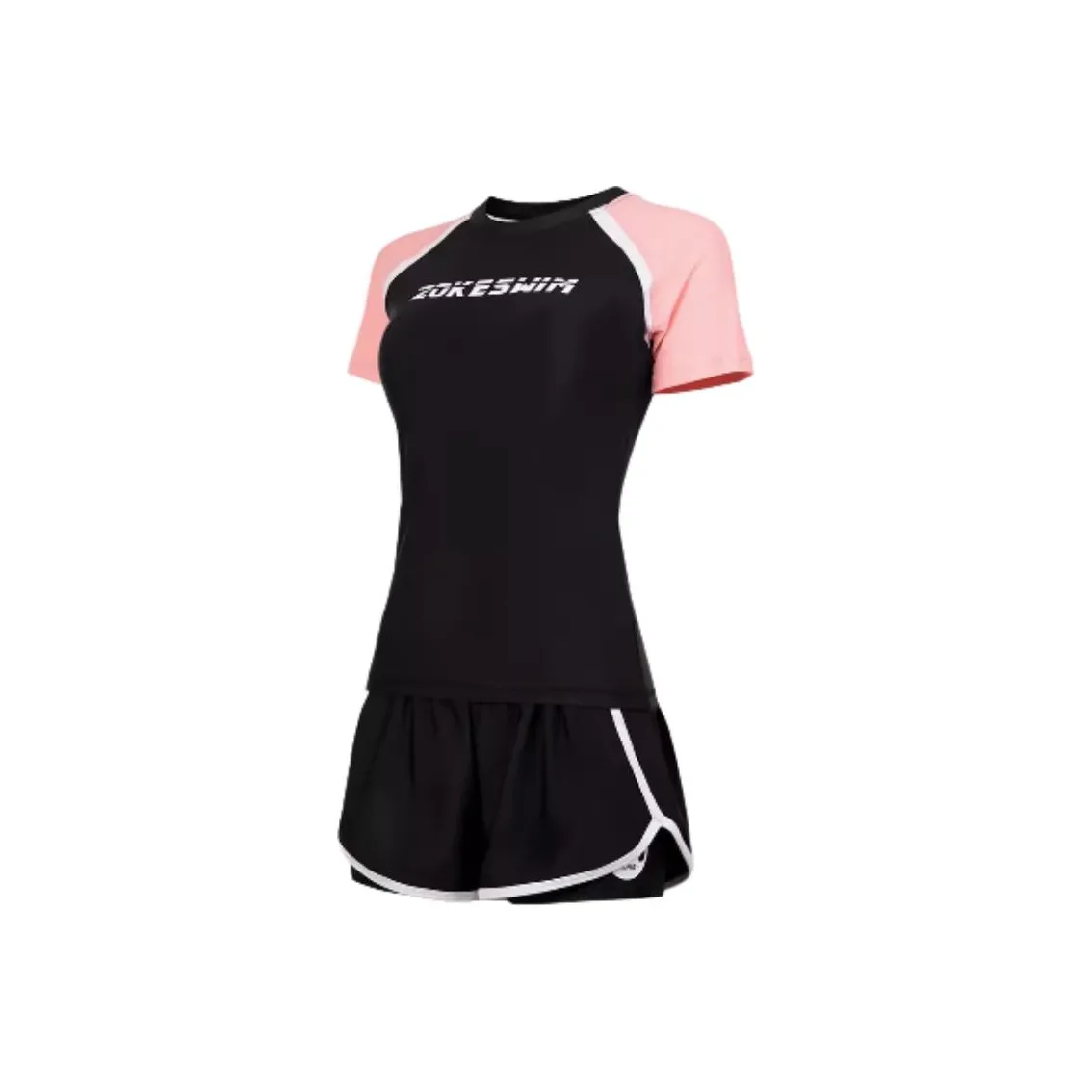 ZOKE Черный/Светло-розовый Женские Наборы Купальников