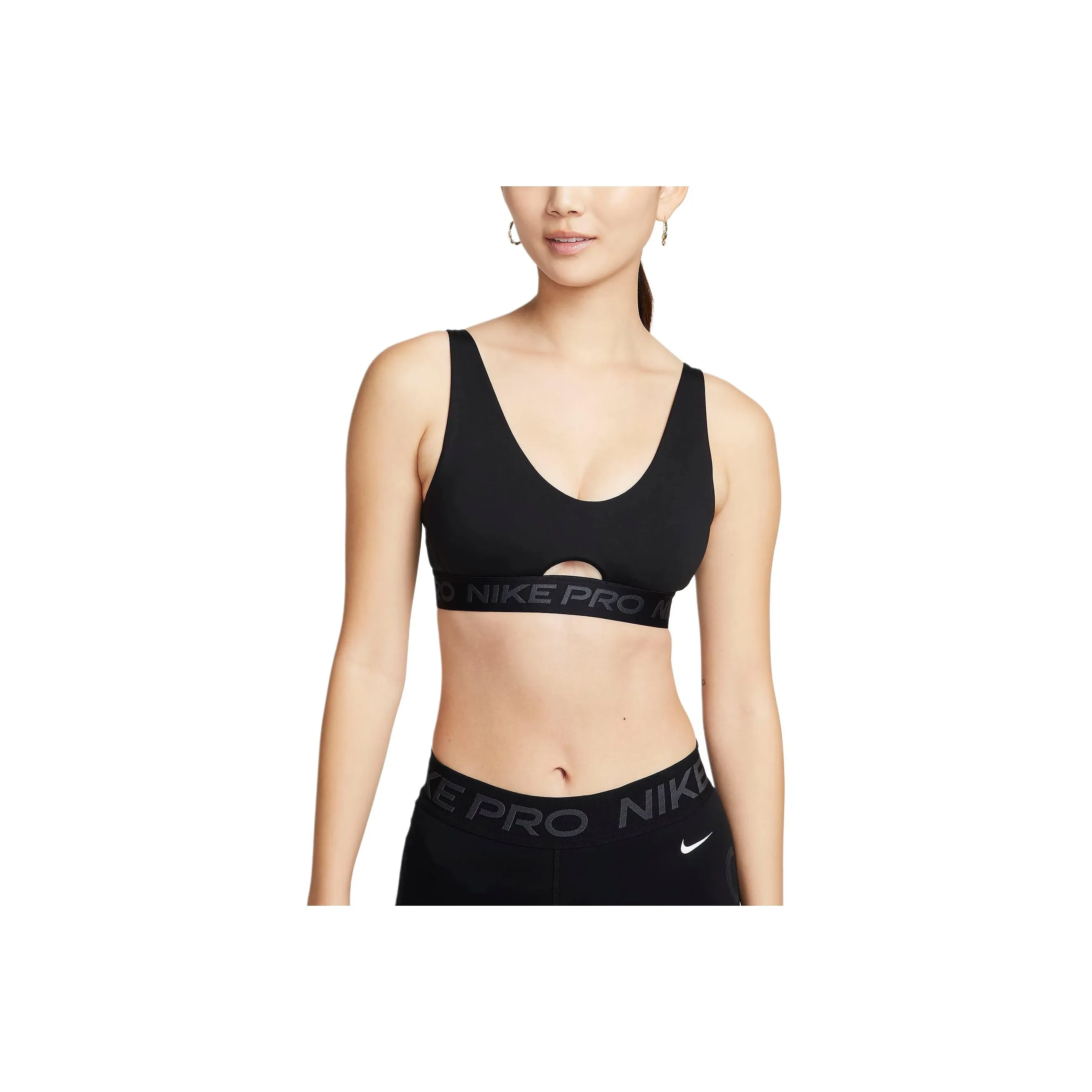 Nike Women's Medium Support Padded Sports Bra Sports Underwear Women's Black