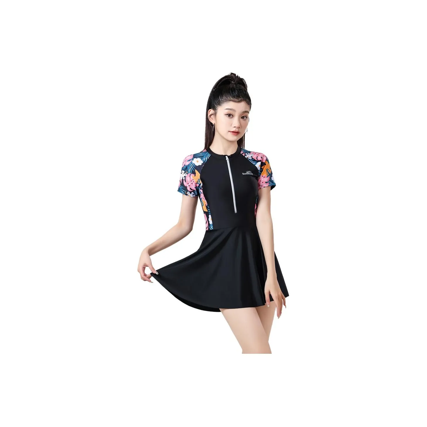 Youyou Черный Женские Ван-Пис Купальники