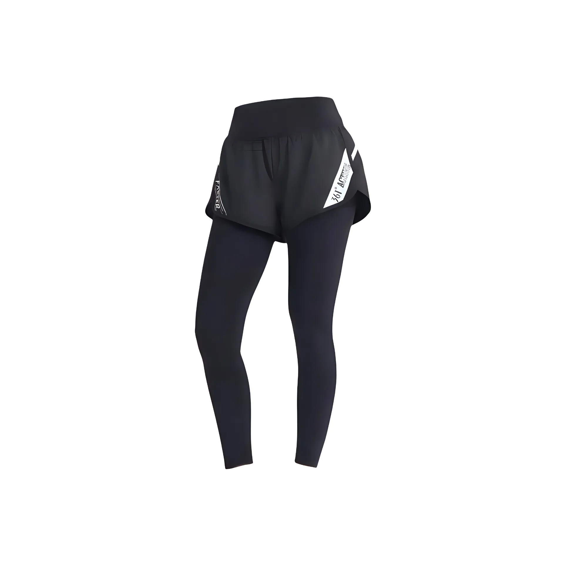 361° Черные Женские Штаны для Йоги