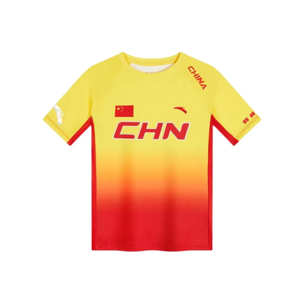 Antakids T-рубашка New National Флаг Желтый Дети Возраст 3-7 лет