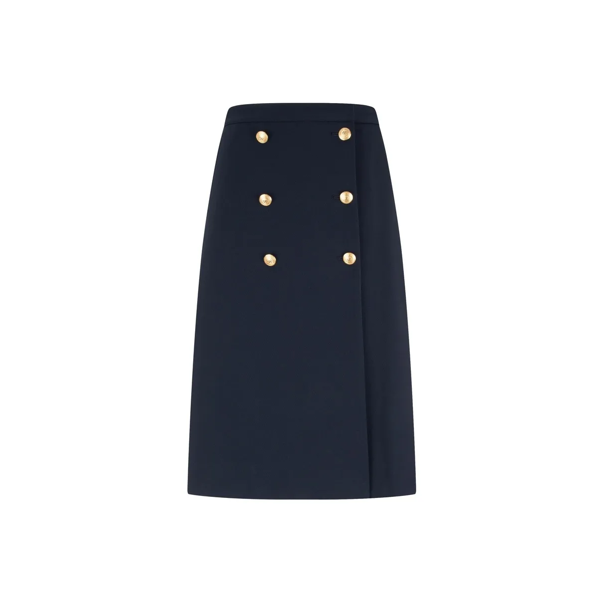 Tommy Hilfiger Повседневный Длинный Юбка Женская Темно-Синий