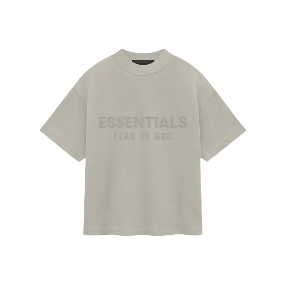 Fear Of God Essentials T-Shirt Тюлень Серый Детский