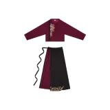 2종 세트 (크루넥 코트 + culottes)