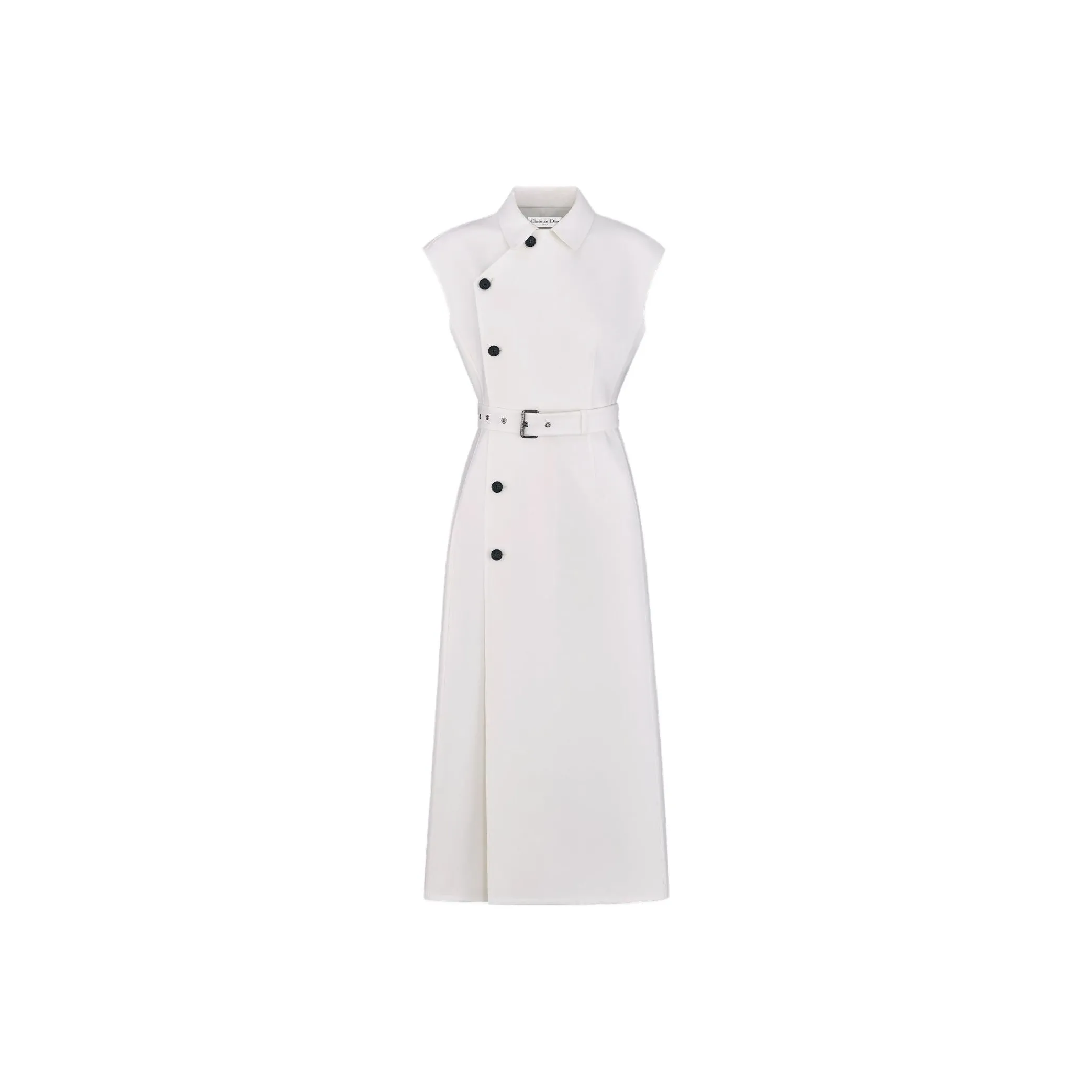 DIOR SS25 Sleeveless Dress Women's White