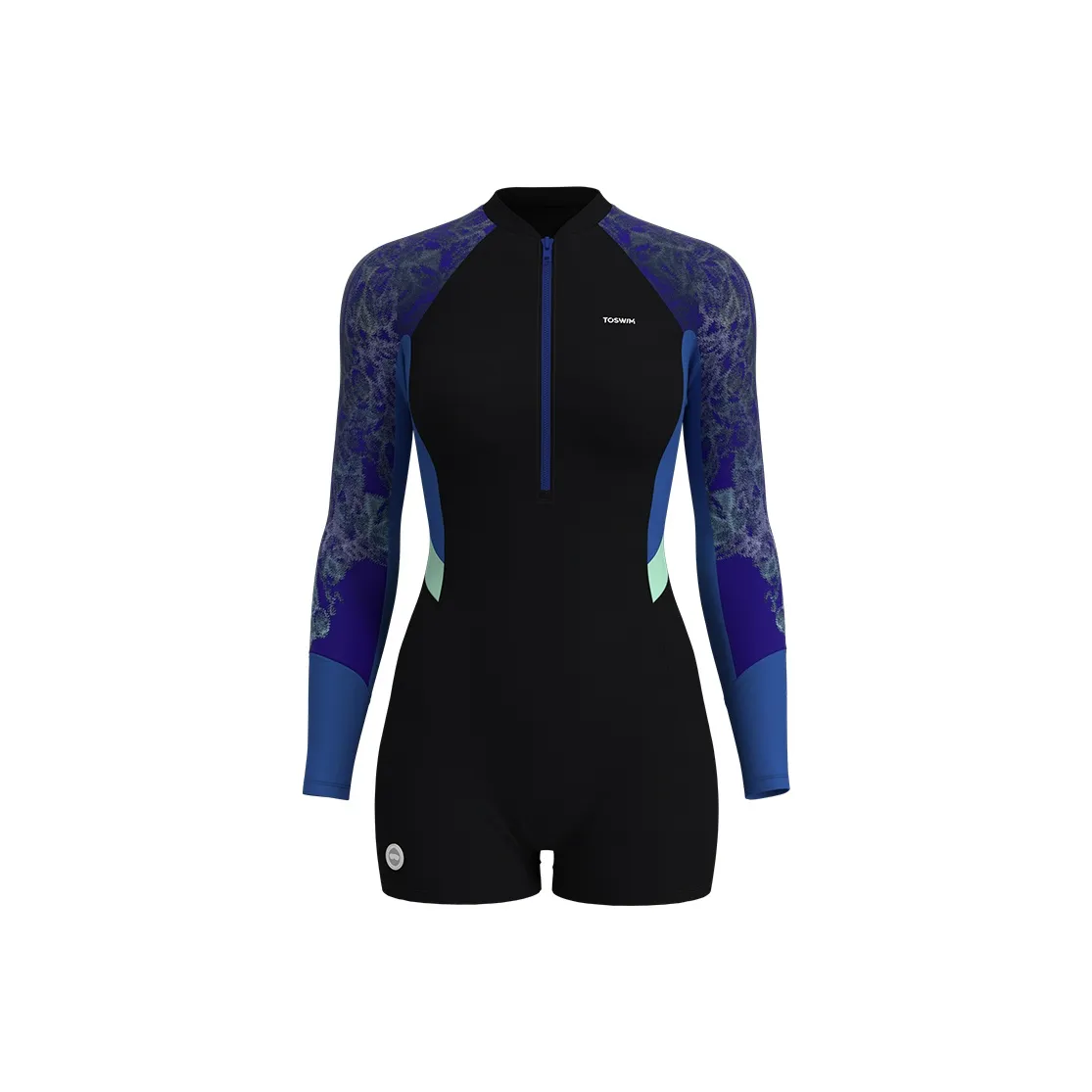 TOSWIM Ван-Пис Купальник Женские Цветочный Ночной Dream