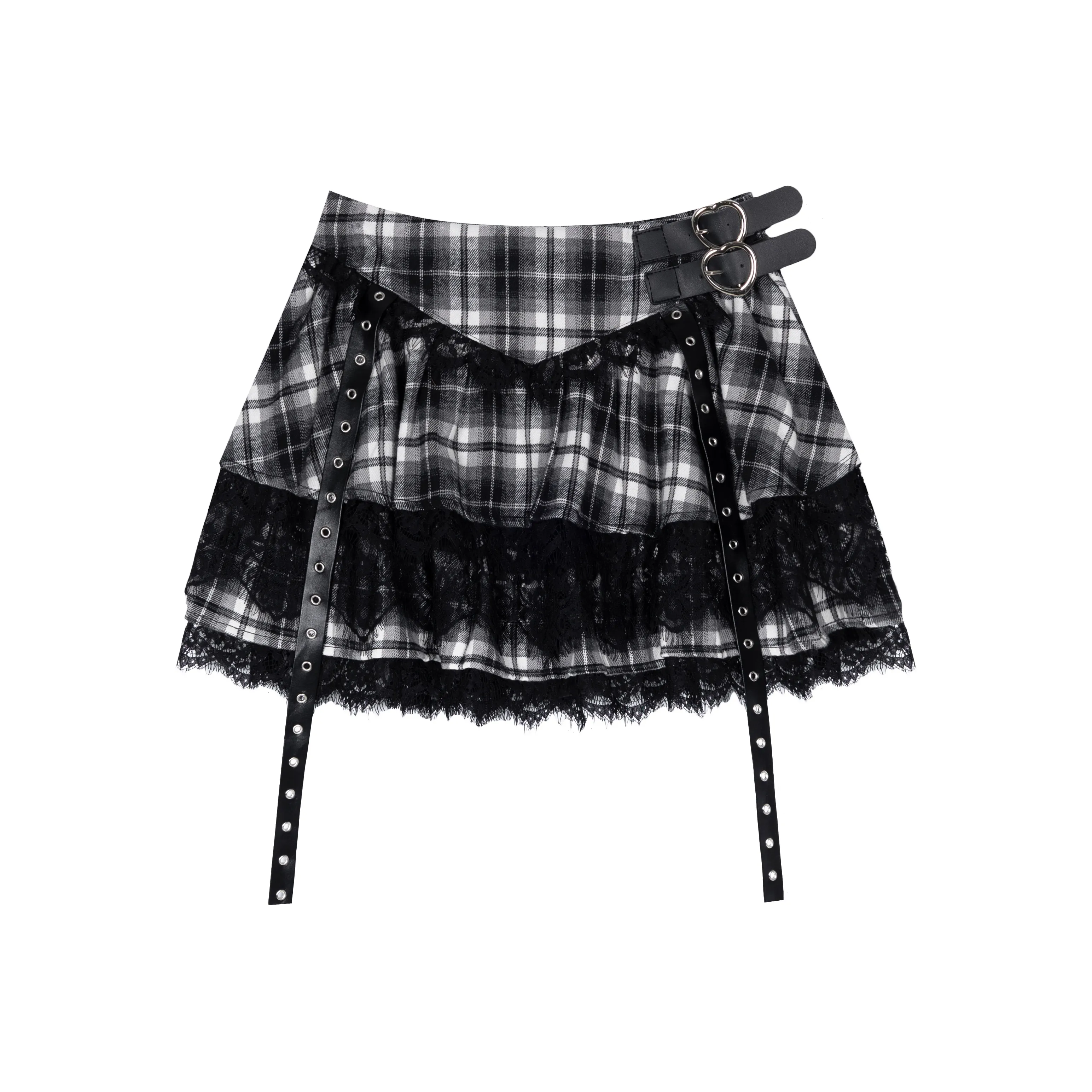 CUWU Повседневные короткие юбки Женские Черный