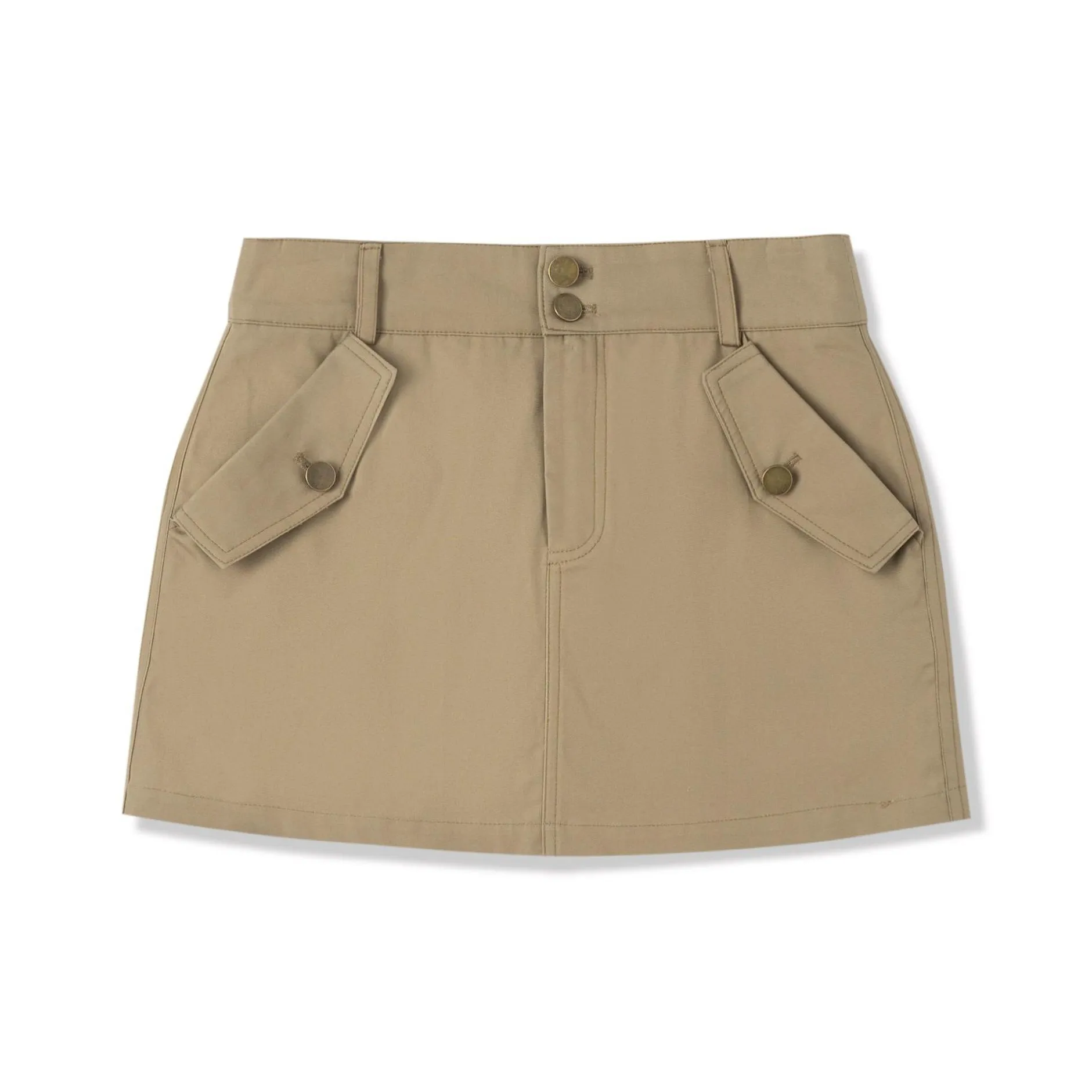 INRM Карго Юбки Короткие Женские Хаки
